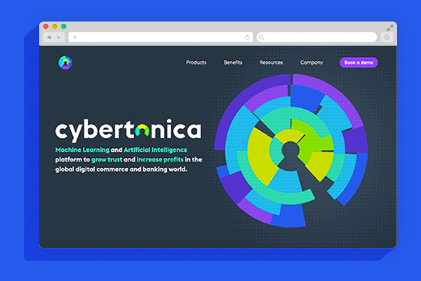 Cybertonica - site web - identité visuelle - Luciole