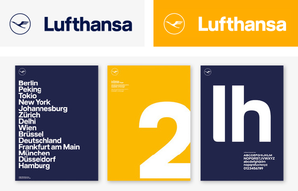 Lufthansa - design de marque - blog LUCIOLE