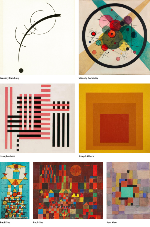 Wassily Kandinsky - Josef Albers - Paul Klee - blog Luciole